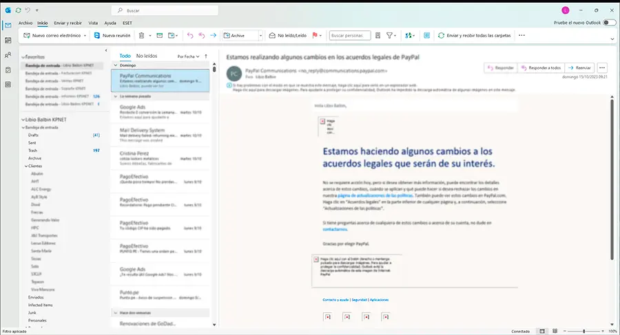 Acceda a sus correos corporativos vía Outlook o Thunderbird